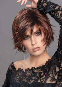 The Echo has a monofilament parting, 100% hand-knotted, for a natural growth appearance where the hair is parting