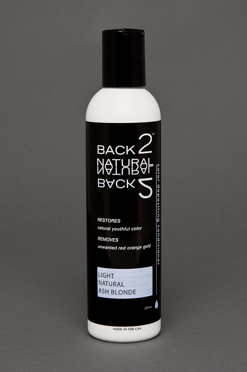 Back2Natural light Natural Ash Blonde Conditioner | Human Hair Wig Hairpiece Color Restoration