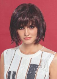 Change by Ellen Wille | Aubergine Mix Colour | Darkest Brown with hints of Plum at base and Bright Cherry Red and Dark Burgundy Highlights