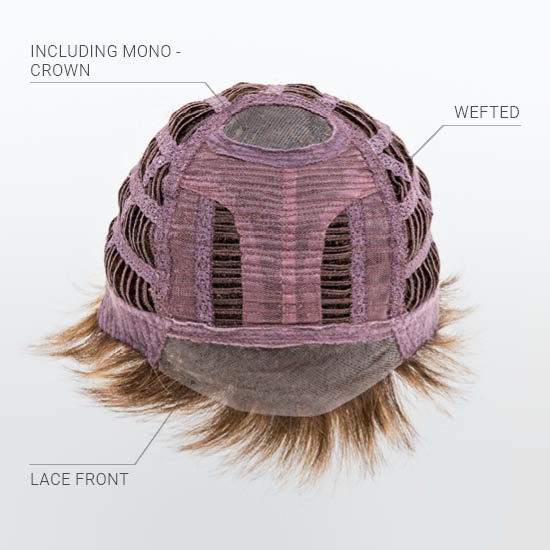 Mono Crown | Lace Front | Wefted CapFront