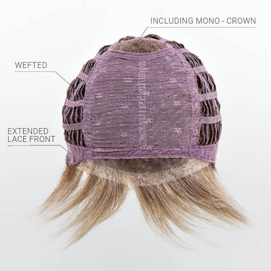 Mono Crown | Extended Lace Front | Wefted cap