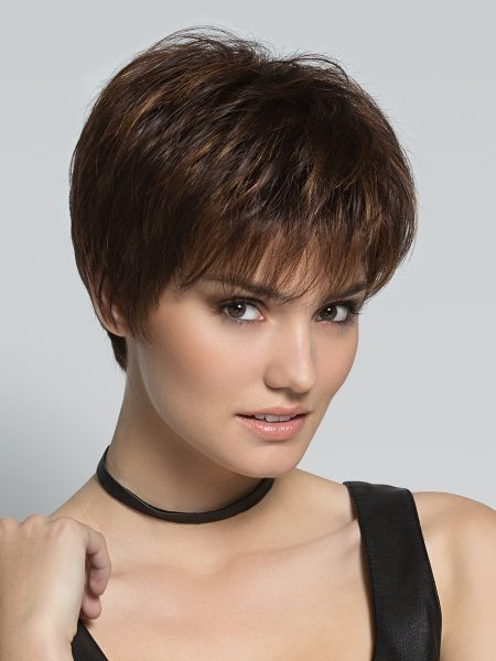 Scape by Ellen Wille | Mocca Rooted | Medium Brown, Light Brown, and Light Auburn Blend with Dark Roots