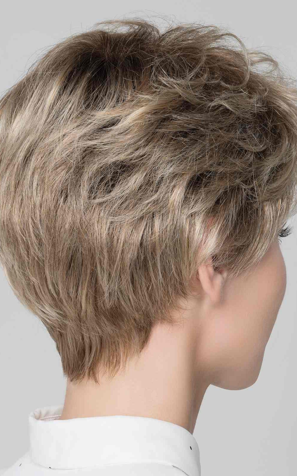 Alba Comfort wig | Beautiful nape | The natural looking fibre hair can be styled using wig fibre products or just finger teased | Elly-K.com.au