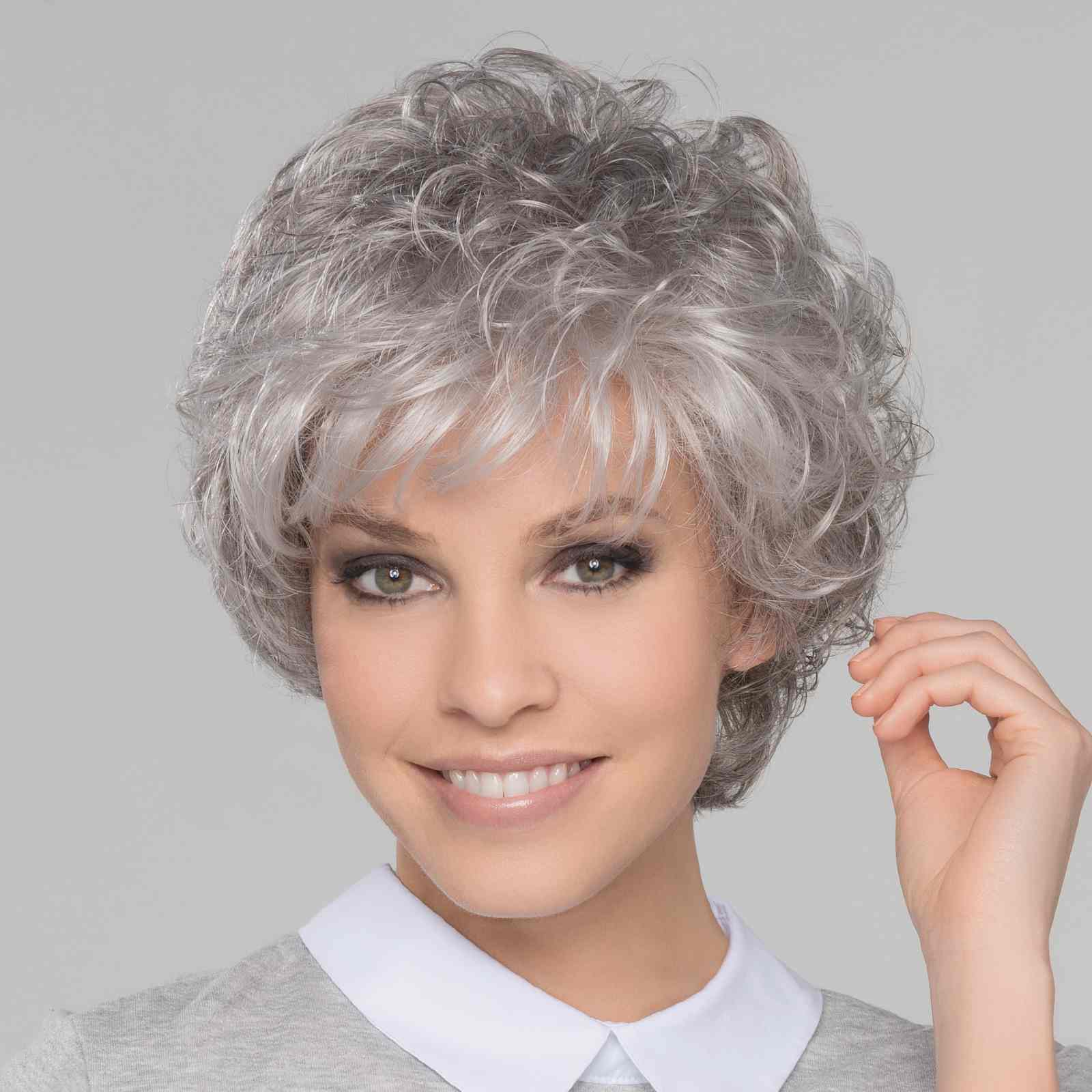 City | Synthetic Lace Front Wig (Wefted Cap) by Ellen Wille | Snow Mix | Elly-K.com.au