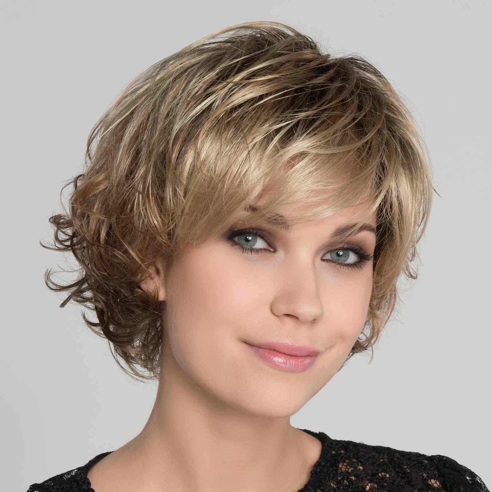 Flair by Ellen Wille | Mid-length, Layered, Softly Waved Bob with a Generous Fringe