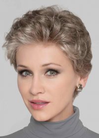 LUCIA by Ellen Wille in Pearl Rooted | A Medium Pearl Grey with a Pearl Brown overtone. Darker roots for a natural look