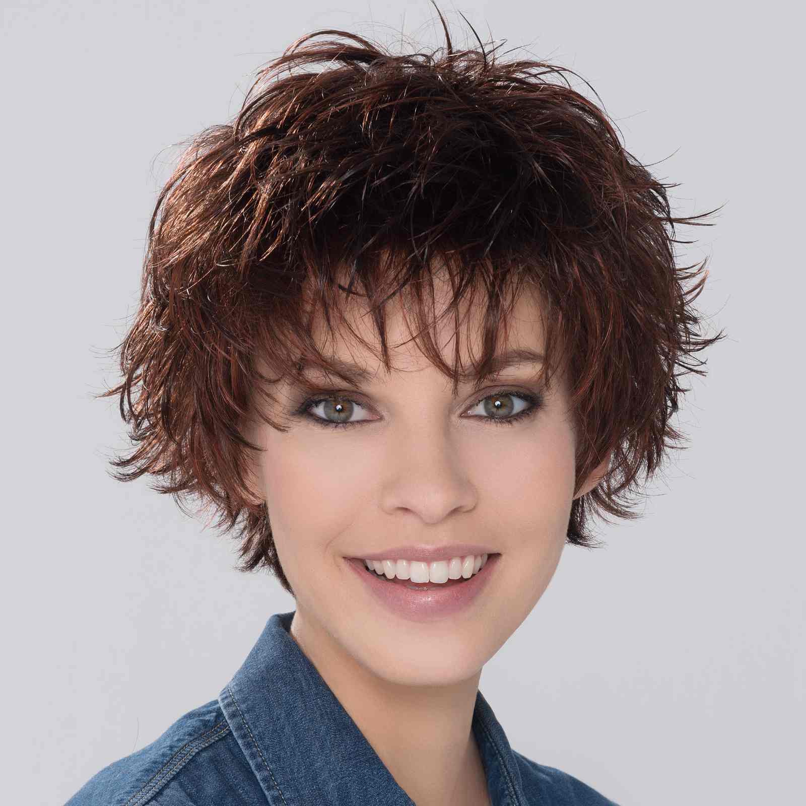 Push Up by Ellen Wille | Chocolate Mix | Medium to Dark Brown base with Light Reddish Brown highlights | Elly-K.com.au