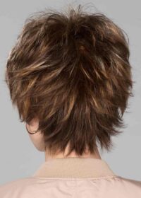Click Wig by Ellen Wille | Tapered neckline layers blend the choppy crown length