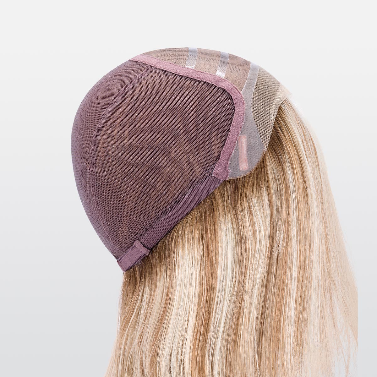 Trinity-plus-cap | Anti-slip silicone coating - 100% Hand-tied - Monofilament Top - Lace Front