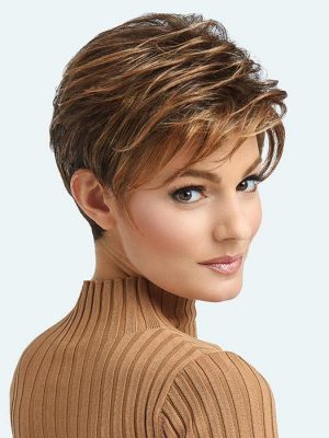 Boston Mono By Raquel Welch is a pixie style wig, which is incredibly light to wear at 69 grams Boston Mono By Raquel Welch is a pixie style wig, which is incredibly light to wear at 69 grams
