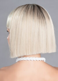 Cri is  modern beautiful blunt cut bob, with a full fringe with a mono top for a natural look