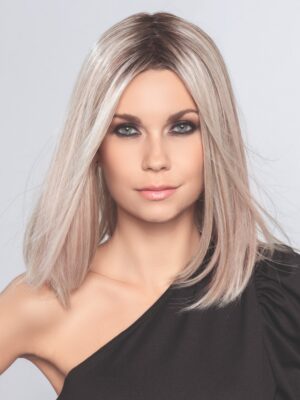 DRIVE by ELLEN WILLE in PEARL BLONDE ROOTED | Pearl Platinum, Dark Ash Blonde, and Medium Honey Blonde mix