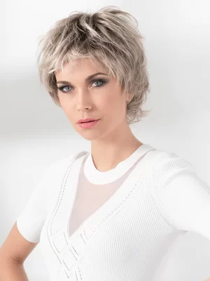 VANITY by ELLEN WILLE in SAND MULTI ROOTED | Lightest Ash Blonde, Medium Ash Blonde, and Lightest Pale Blonde blend with Shaded Roots
