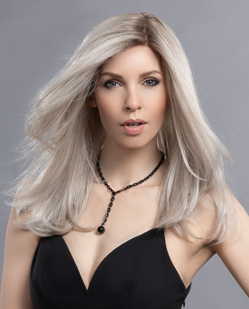 ADVANCE by ELLEN WILLE in PEARL BLONDE ROOTED 101.16 | Pearl Platinum and Medium Blonde Blend with Shaded Roots