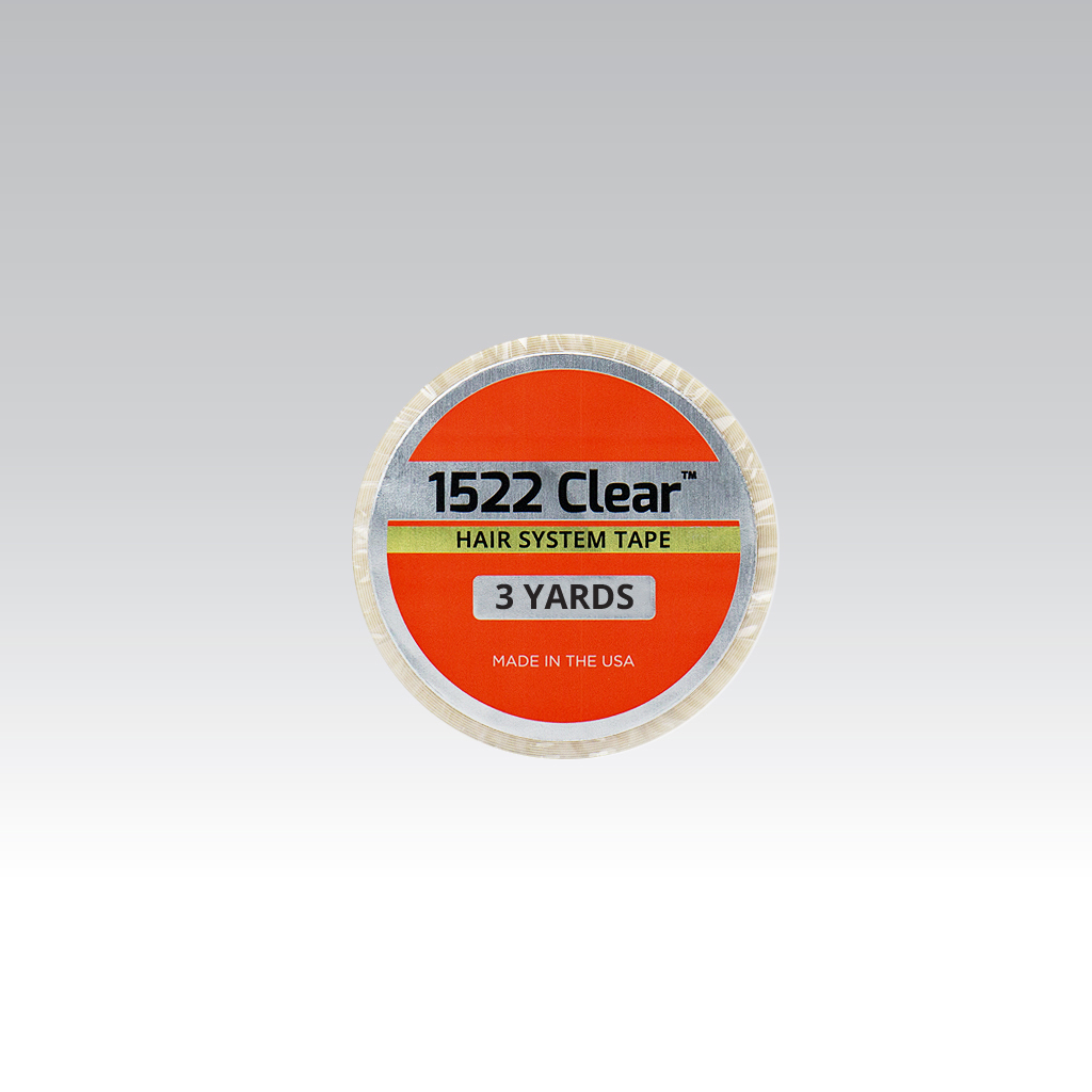 Walker Tape 1522 Clear Tape Roll 1" x 3 Yards Hair Systems