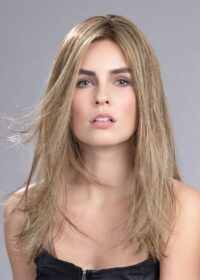 JUST LONG by ELLEN WILLE in BERNSTEIN ROOTED | Lightest Brown and Light Honey Blonde blend with Light Golden Blonde and Shaded Roots
