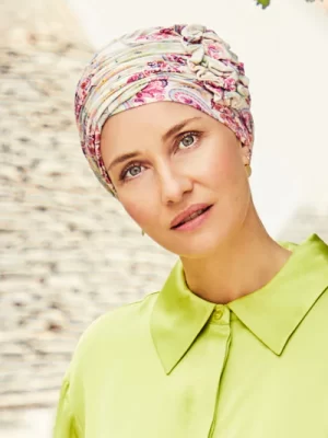 Lotus Turban | Printed Fairytale Fusion1008-0814