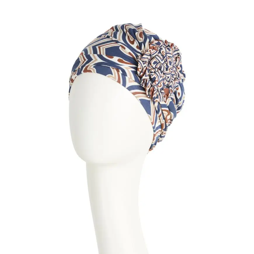 Lotus Turban | Endless Shapes of Blue | 1008-0881