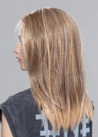 Sleek Mono Part in Powder Blonde Tipped