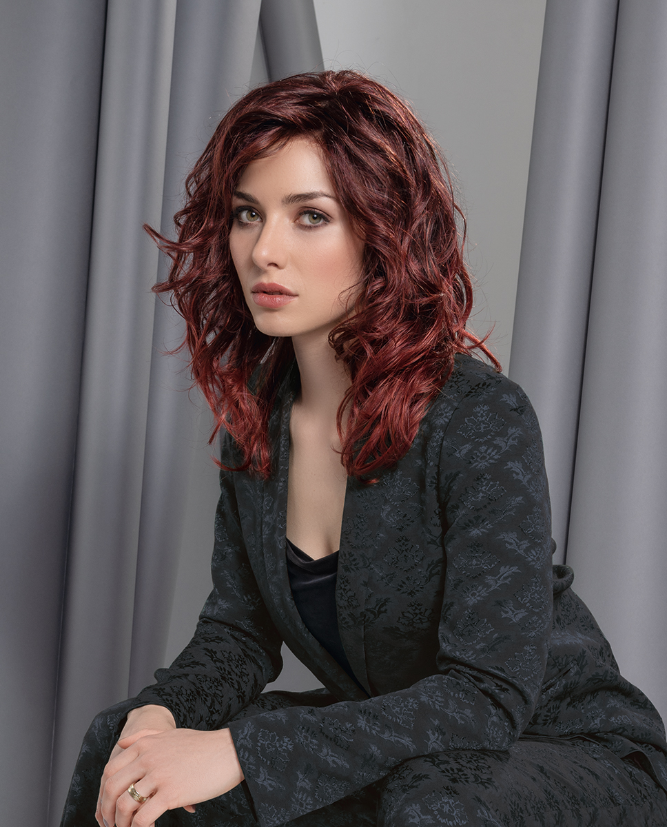 ARIA by Ellen Wille in GRANAT-RED-MIX 133.132.4 | Red Violet, Granat Red and Darkest Brown Blend