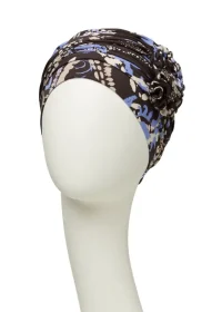 Lotus Turban | Autumn Blues | 1008-0795