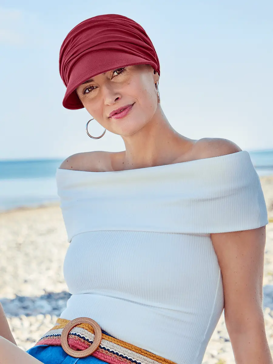 HocSolana Sun Cap | Red Bud | 1578-0384