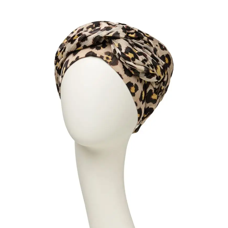 Amber Turban Set | Gold Glitter Leo | 3040-0831