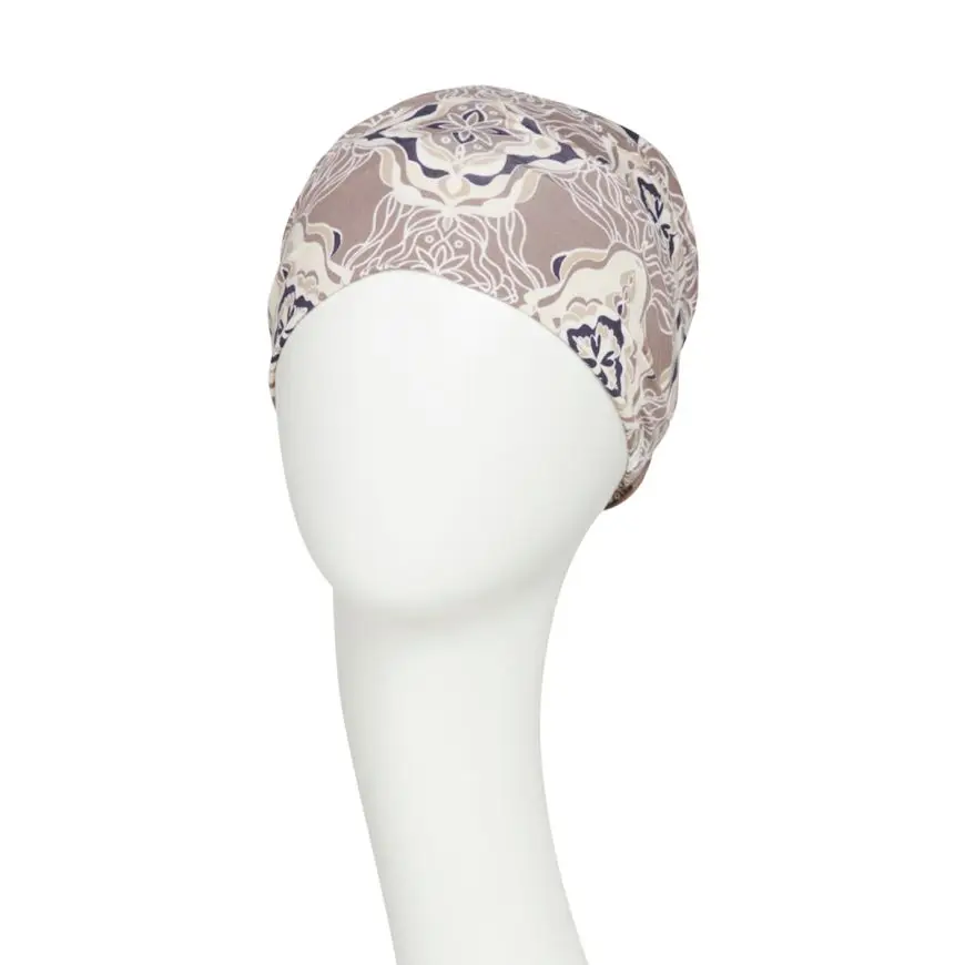 Amia Turban | Beige Ornaments | 1529-0815