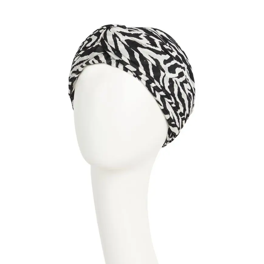 Avalon Turban Set | Zebra Glam | 3041-0889