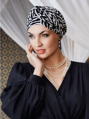 Avalon Turban Set | Zebra Glam | 3041-0889