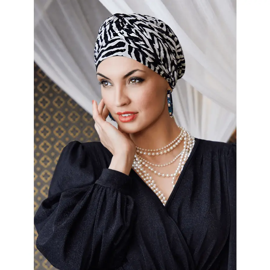 Avalon Turban Set | Zebra Glam | 3041-0889