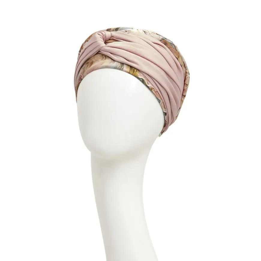 Avalon Turban Set | Soft Pastel Rose | 3046-0920
