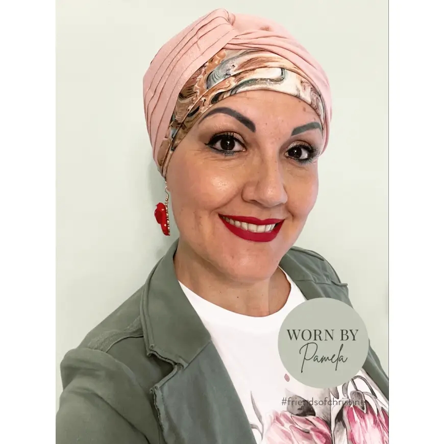 Avalon Turban Set | Soft Pastel Rose | 3046-0920