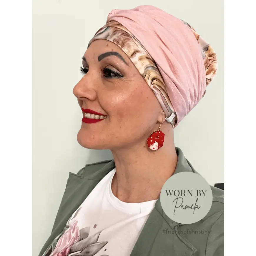 Avalon Turban Set | Soft Pastel Rose | 3046-0920