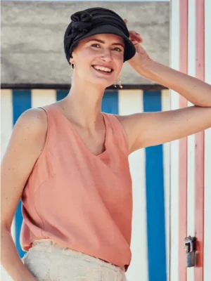 HocBriana Sun Cap | Black | 1577-0211