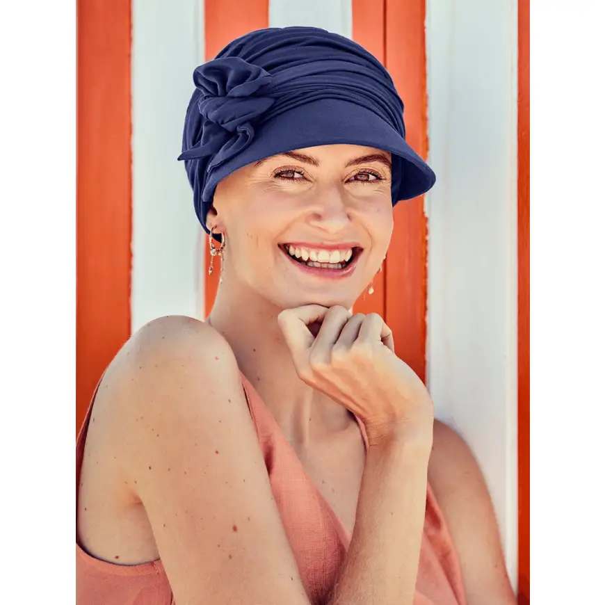 HocBriana Sun Cap | Dark Blue | 1577-0255