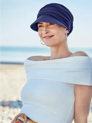 HocSolana Sun Cap | Dark Blue | 1578-0255
