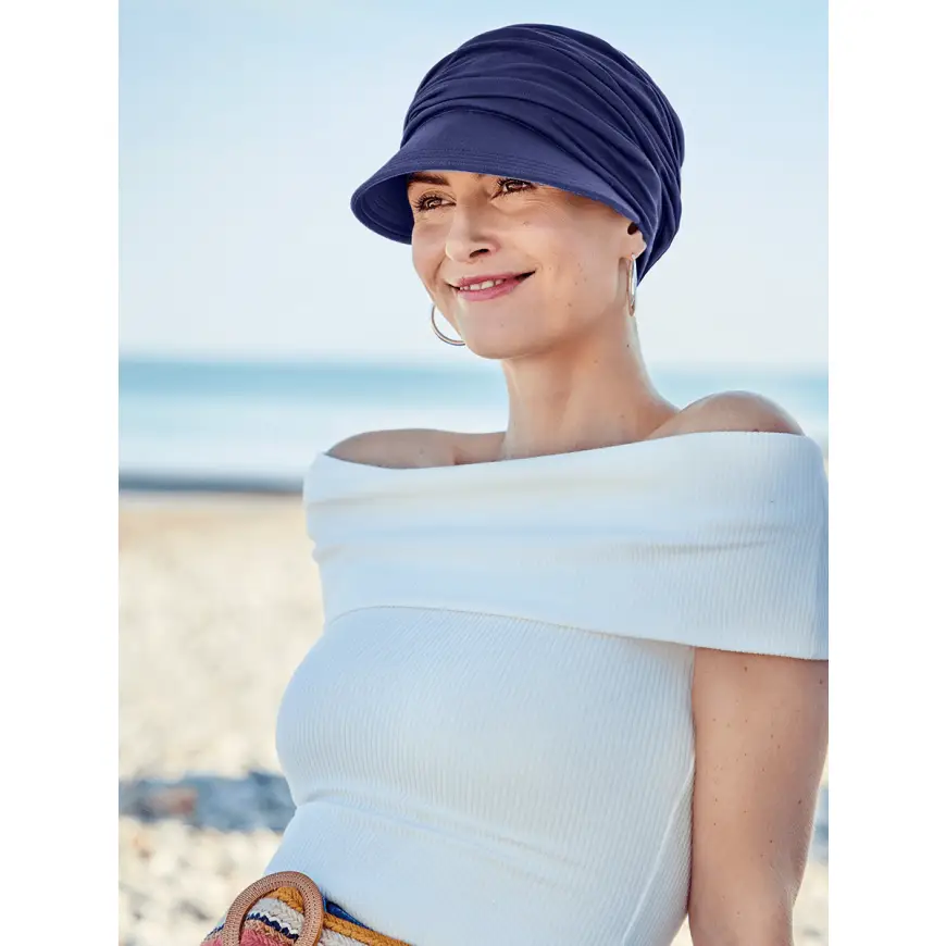 HocSolana Sun Cap | Dark Blue | 1578-0255