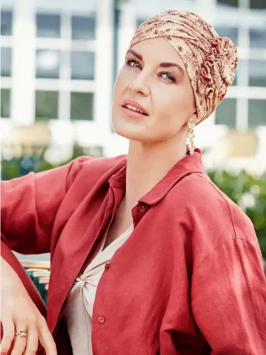 Lotus Turban | Golden Sunlit | 1008-0910