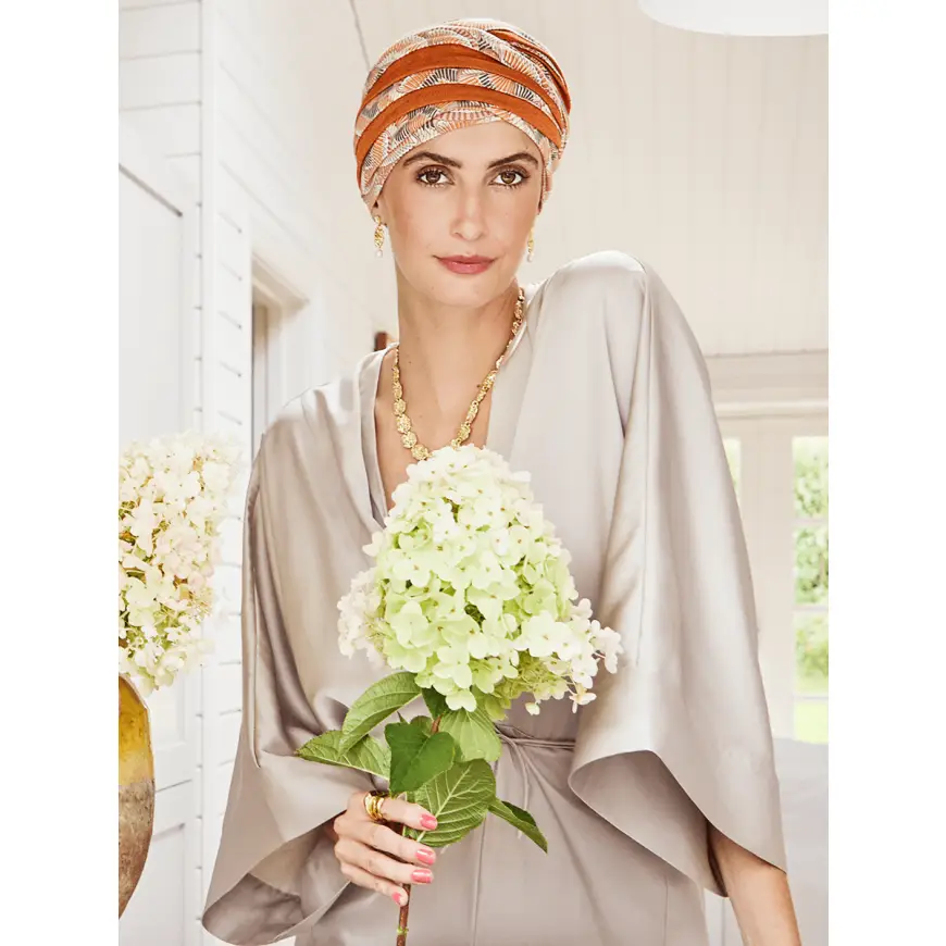 HocShanti Turban | Orange Elements | 1331-4022