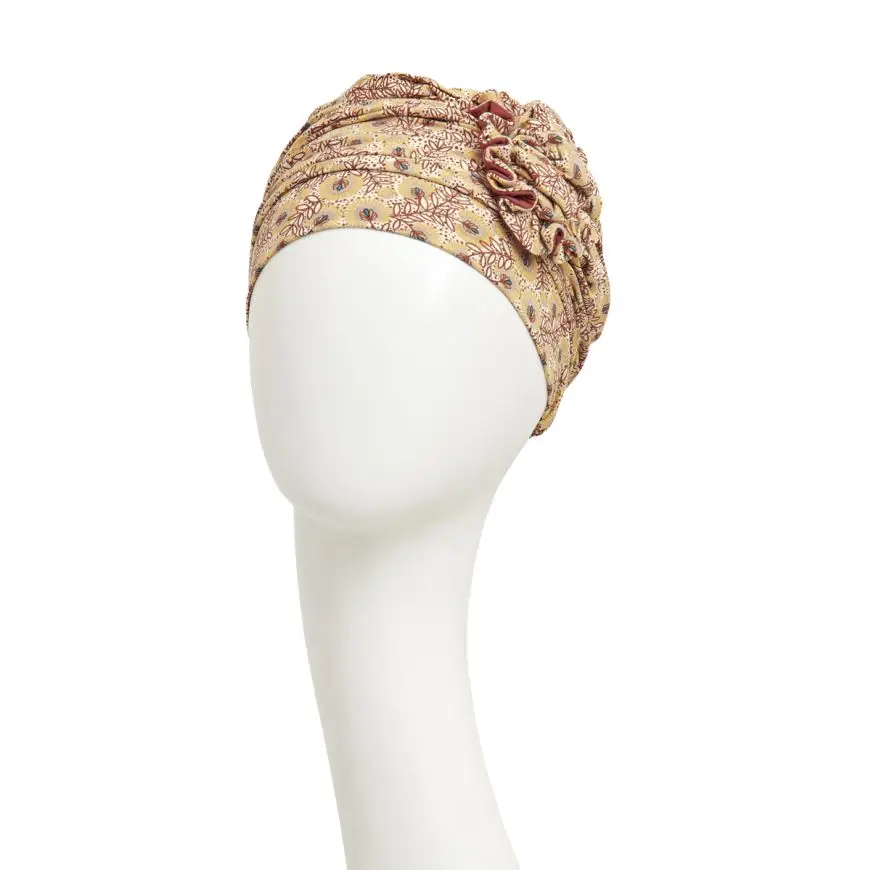 Lotus Turban | Golden Sunlit | 1008-0910