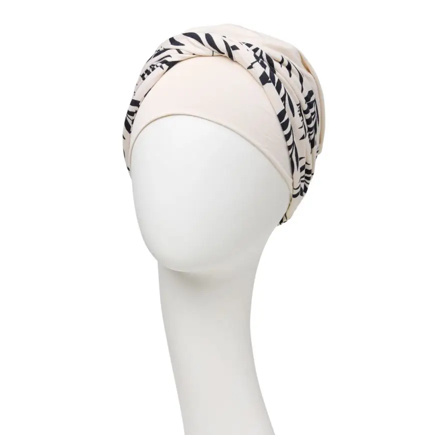 Shakti Turban | Perfectly Pale w/Leaf | 1520-0849