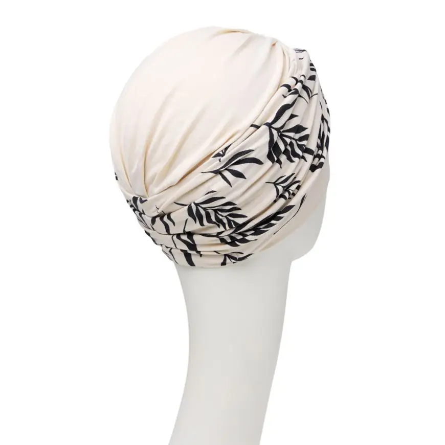 Shakti Turban | Perfectly Pale w/Leaf | 1520-0849