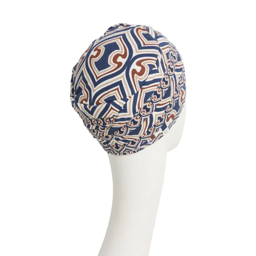 Shanti Turban | Endless Shapes of Blue | 1331-0881