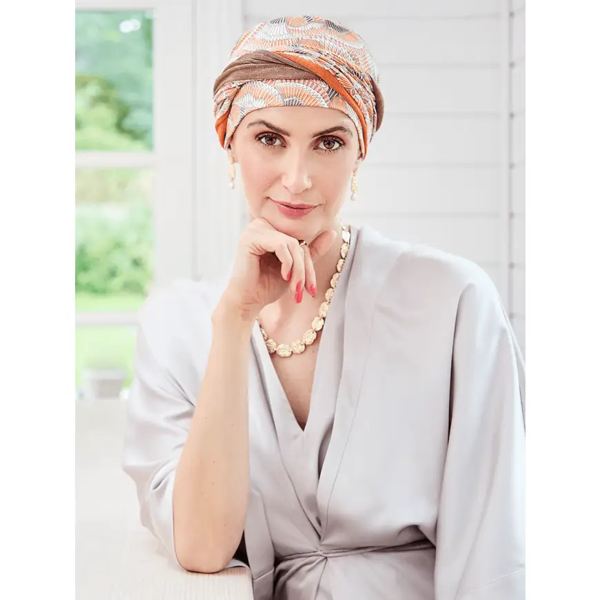 HocShakti Turban | Orange Elements | 1418-4022