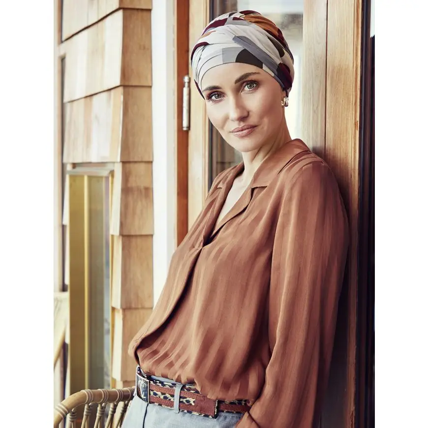 Shakti Turban | Caramel Graphics | 1418-0793