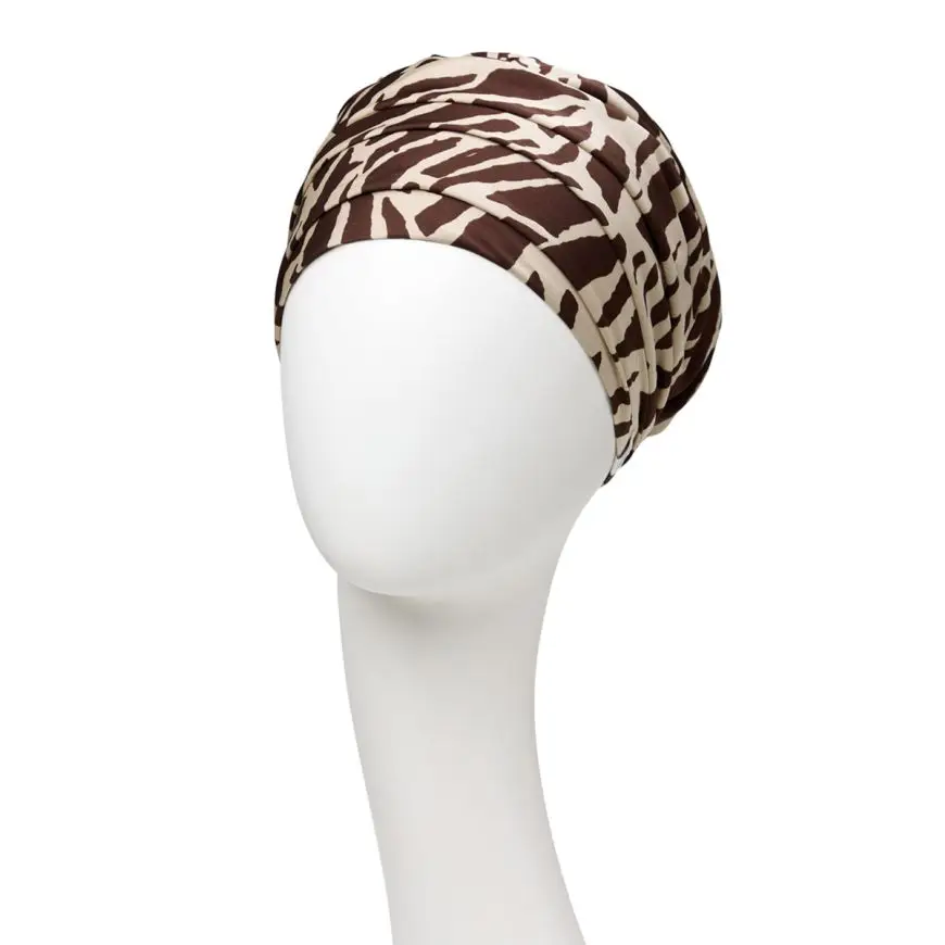 Sienna Turban Set | Soft Beige Giraffe | 3036-0867