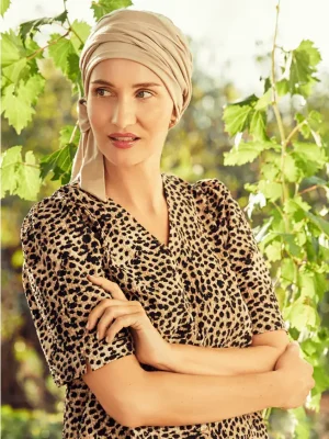 B.B. Beatrice Turban | Feather Beige | 1291-0844