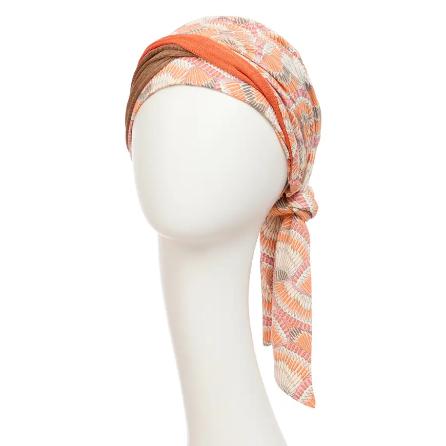 HocBeatrice Turban | Orange Elements | 1419-4022