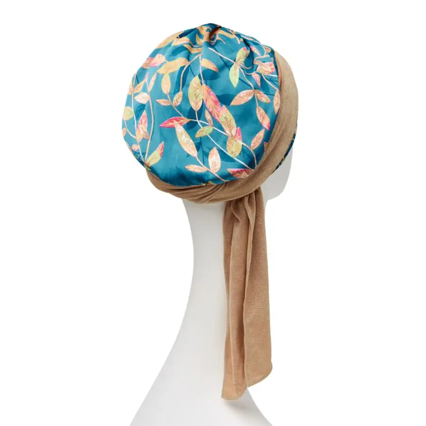 Sienna Turban Set | Blue Toffee Garden | 3036-0866